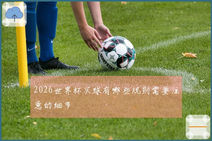2026世界杯买球有哪些规则需要注意的细节